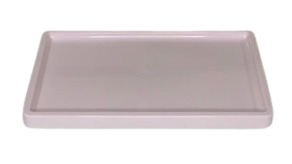 BANDEJA RETANGULAR BD-R 30X18 ROSA CLARO 864549 - SO BOLEIRAS