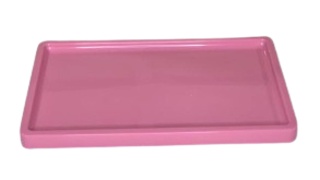 BANDEJA RETANGULAR BD-R 30X18 ROSA 864518