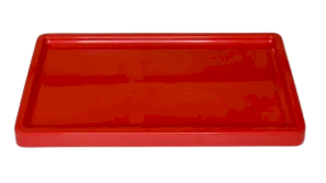 BANDEJA RETANGULAR BD-R 30X18 VERMELHO 864471 - SO BOLEIRAS