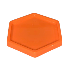 BANDEJA SEXTAVADA BD-S 150MM LARANJA NEON 010298 - SO BOLEIRAS