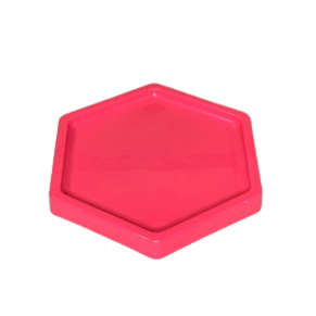 BANDEJA SEXTAVADA BD-S 150MM ROSA NEON 010274 - SO BOLEIRAS