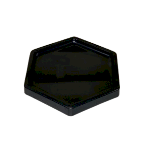 BANDEJA SEXTAVADA BD-S 180MM PRETO 009735 - SO BOLEIRAS