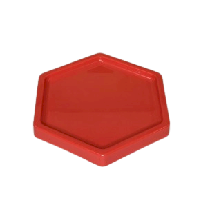 BANDEJA SEXTAVADA BD-S 180MM CORAL 009957 - SO BOLEIRAS