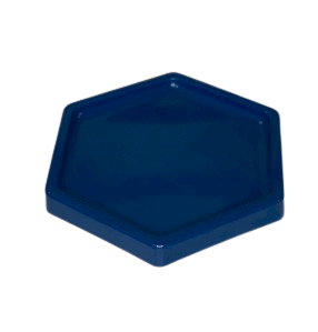 BANDEJA SEXTAVADA BD-S 180MM AZUL PETROLEO 009940 - SO BOLEIRAS
