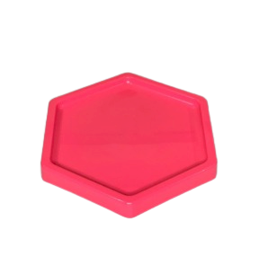 BANDEJA SEXTAVADA BD-S 180MM ROSA NEON 009964 - SO BOLEIRAS