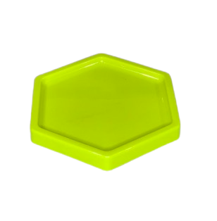 BANDEJA SEXTAVADA BD-S 180MM AMARELO NEON 009971 - SO BOLEIRAS