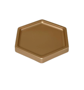 BANDEJA SEXTAVADA PREMIUM BD-S 180MM ROSE GOLD 009919 - SO BOLEIRAS