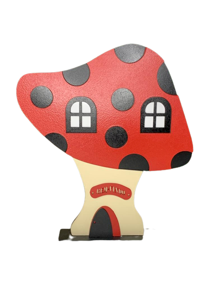CASA COGUMELO C/JANELAS COLOR 30X26CM 565876