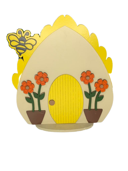 CASA JARDIM C/ABELHAS 25X23CM 571662
