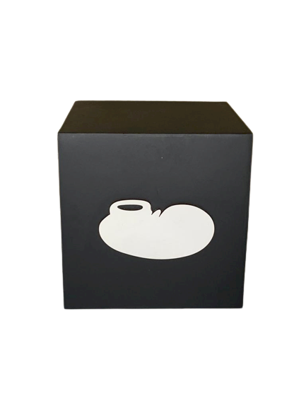 CUBO SAPATO DO MICKEY 15X15 MDF PRETO/BRANCO 540682