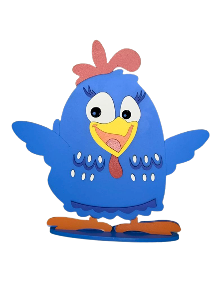 GALINHA PINTADINHA 30CM MDF 561205