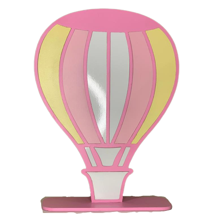 BALAO MDF 40CM ROSA 466814