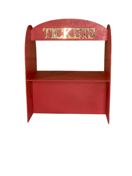 MESA TICKETS MDF 30CM VERMELHO 466760