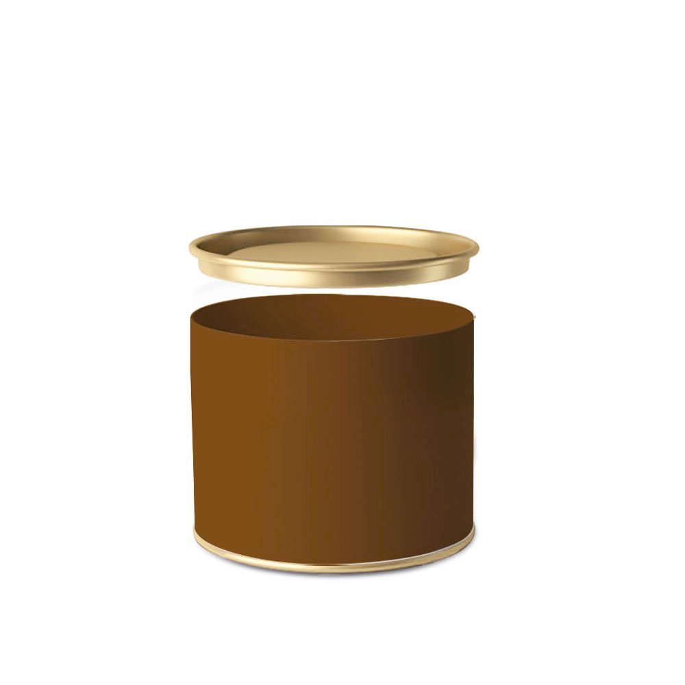 LATA P/BOMBONS OMBRE MARROM 11X9,1CM 18700226 121421