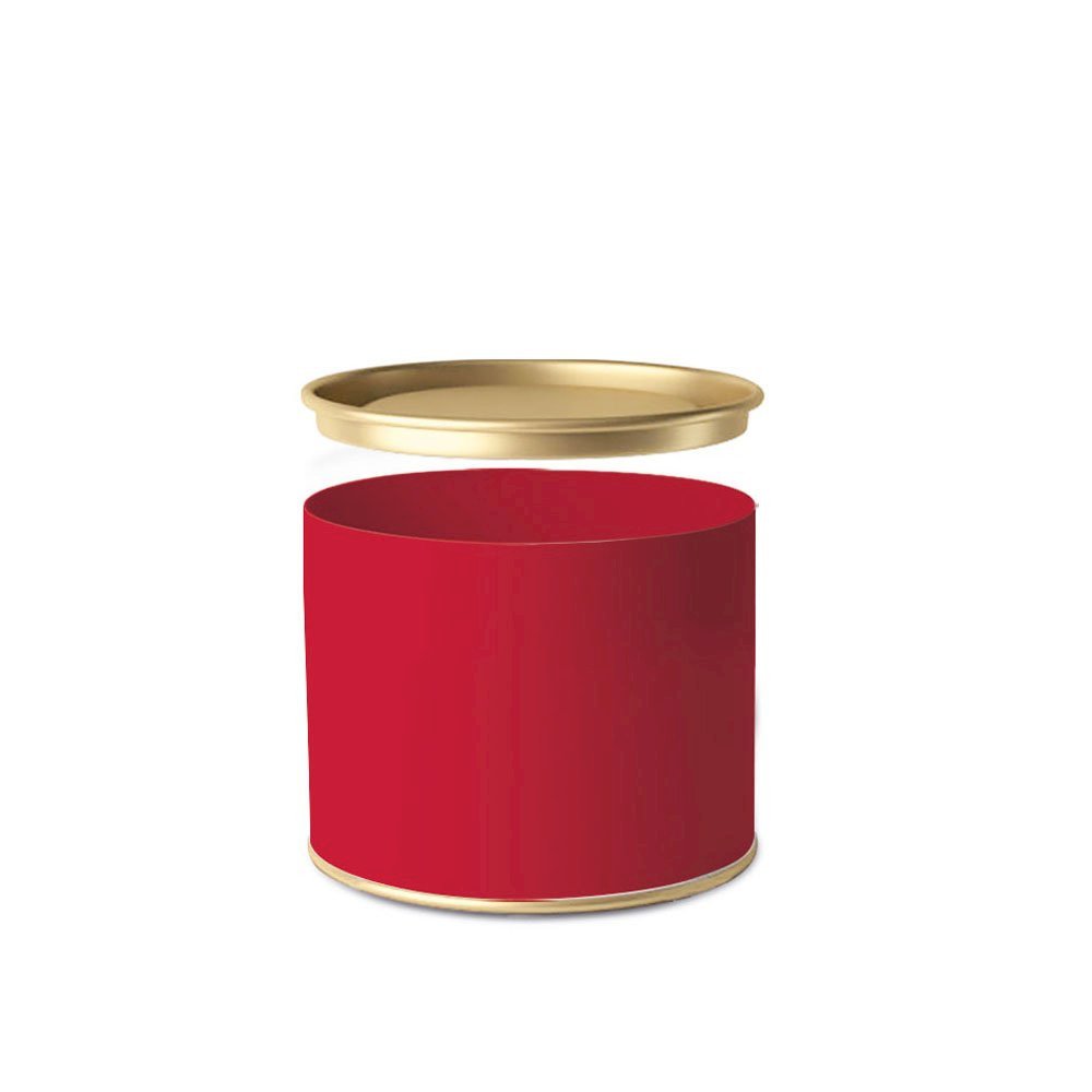 LATA P/BOMBONS OMBRE VERMELHO 7X10CM 18700218 121568