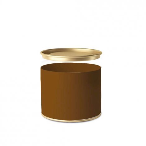 LATA P/BOMBONS OMBRE MARROM 7X10CM 18700227 121445