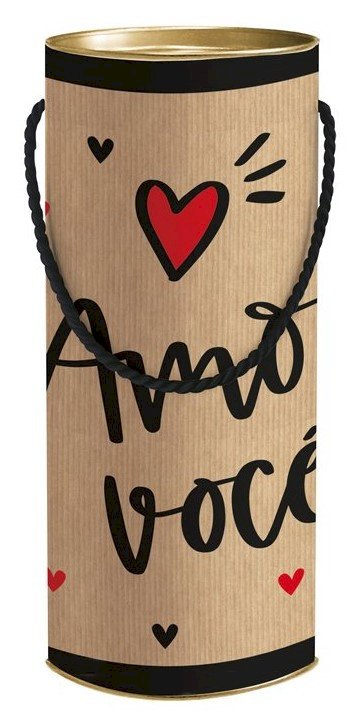 LATA C/ALCA P/PRESENTE 24X10CM LETTERING COMPOSE M 182026