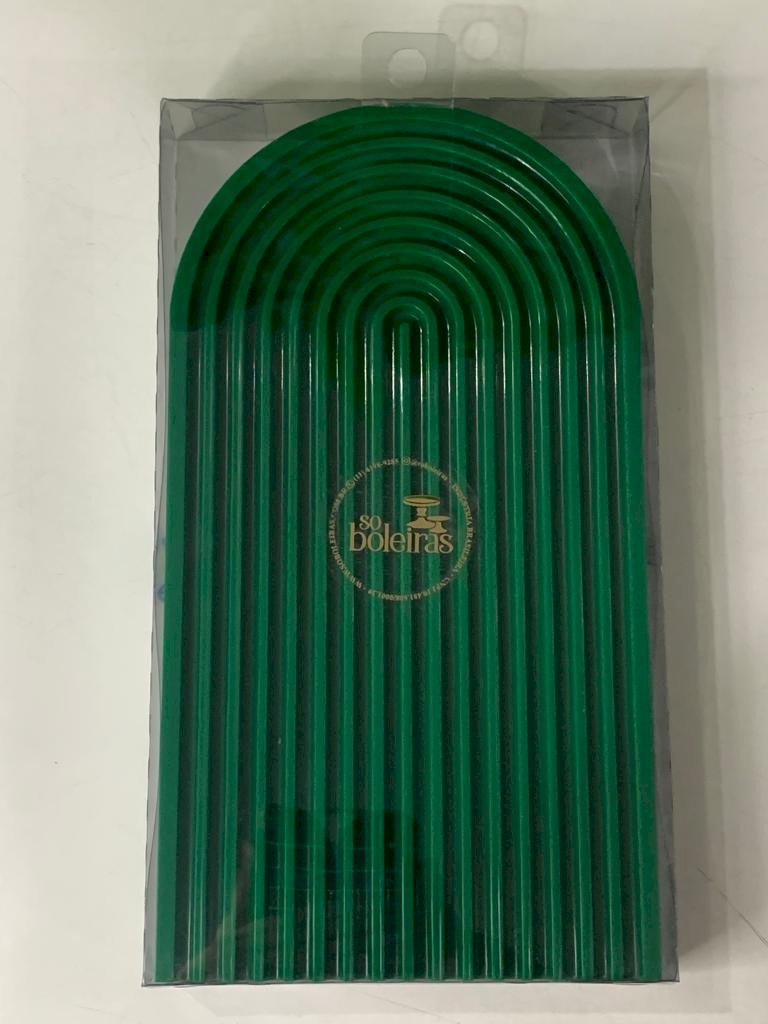 BANDEJA ARCO BD-A 220X122 VERDE FOLHA 034584 - SO BOLEIRAS
