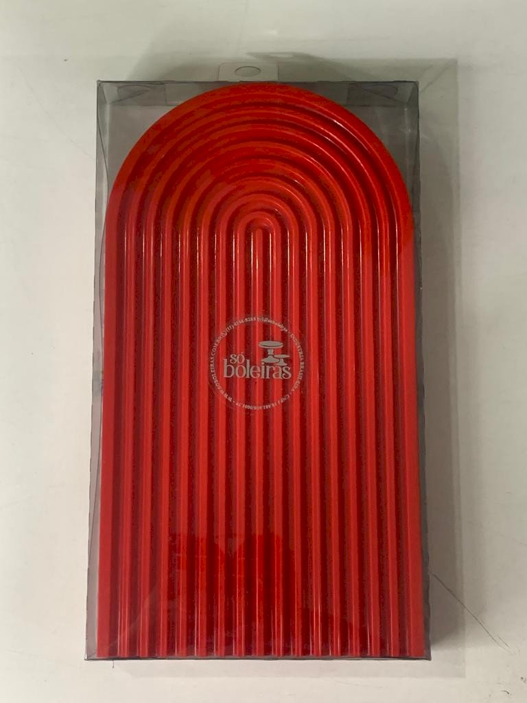 BANDEJA ARCO BD-A 220X122 VERMELHO 034416 - SO BOLEIRAS