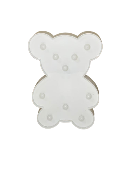 URSOS LUMINOSOS BRANCO 26CM 11804