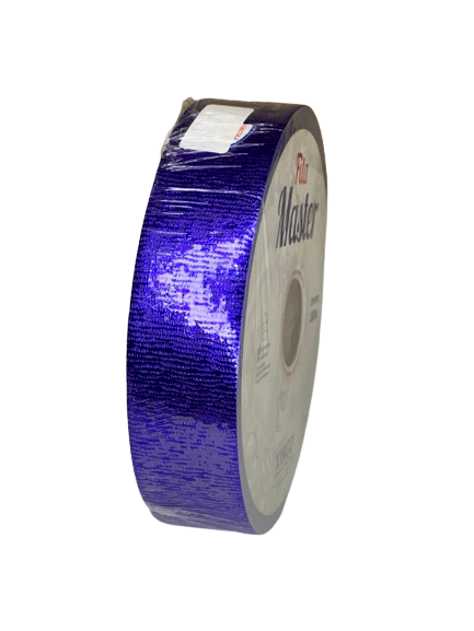 FITA MASTER METAL GOFRADA 32MMX100M WAVE AZUL ROYAL 408463