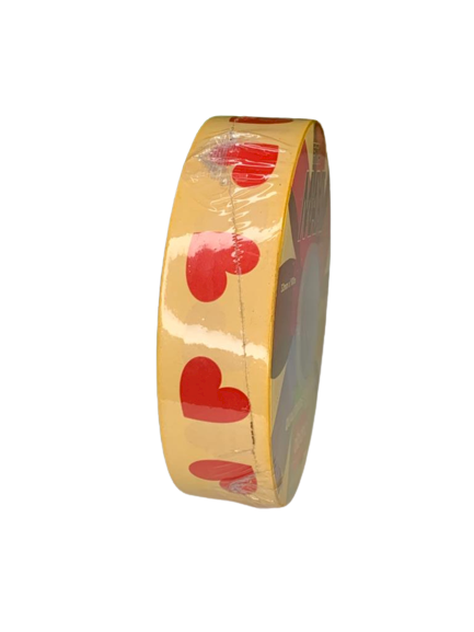 FITA MAXI KRAFT LOVE 32MMX100M KRAFT/VERMELHO 28041
