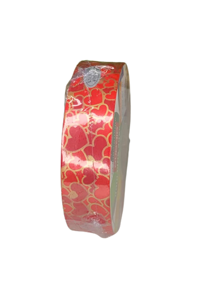 FITA ESPECIAL MAXI LOVE YOU 32MMX100M VERMELHO/OURO 27429