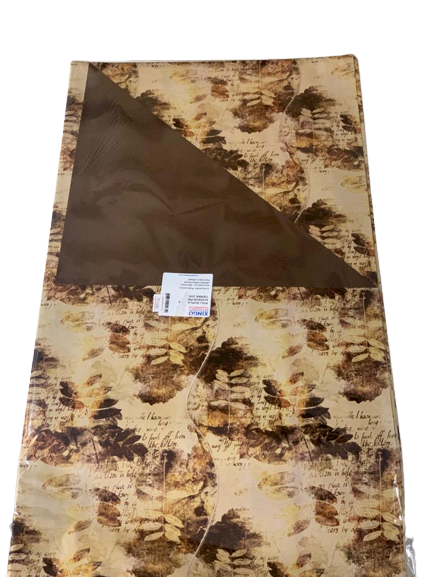 POLI DUPLA FACE 69X69CM PEROL TIERRA 25FLS 387126