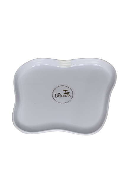 BANDEJA ORGANICA BD-O 180 BRANCO 032955 - SO BOLEIRAS