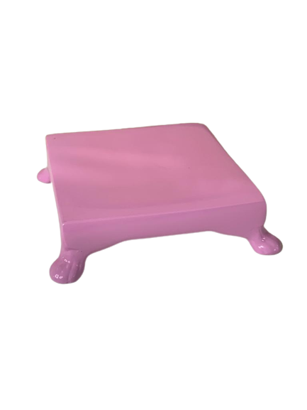 BASE QUADR ROSA 18X18CM 4122 853063