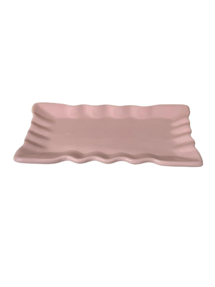 SUPORTE DEC RETANGULAR PARIS S/PE ROSA BB 16X24CM 580602