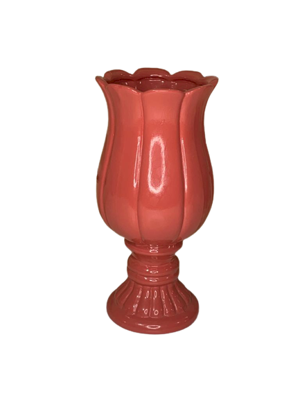 VASO PETALA M CORAL 25CM 301302 456791