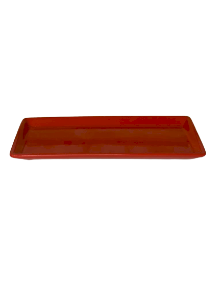 BANDEJA DOCE SEM PE 13X29CM VERMELHO 572935 248