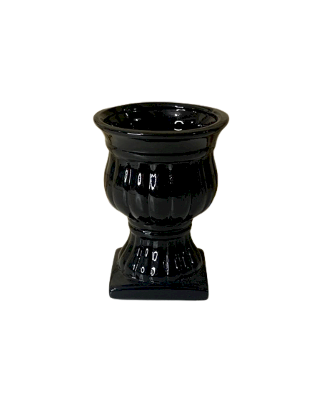 MINI VASO ROMANO I PRETO 13CM 571389 CL418S