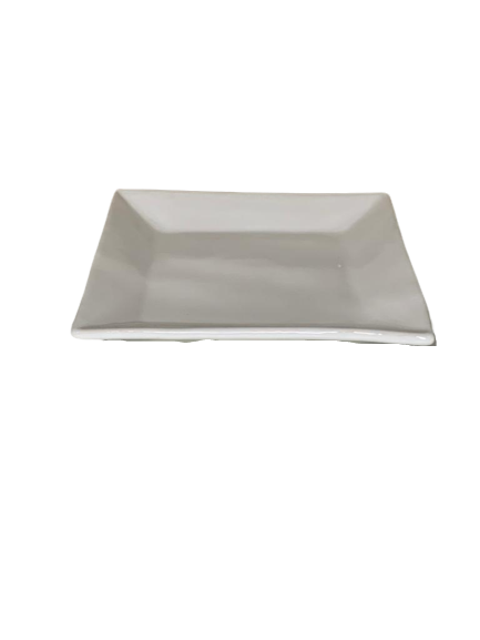 BOLEIRA QUADRADA DECORATIVA SEM PE 25X25CM BRANC 1324 558021