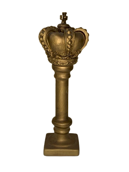 PEDESTAL COM COROA RAINHA G 7729