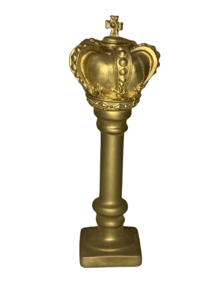 PEDESTAL COM COROA RAINHA G 7729