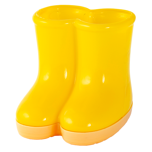 BOTINHA DECORATIVA 11CM AMARELA 110030