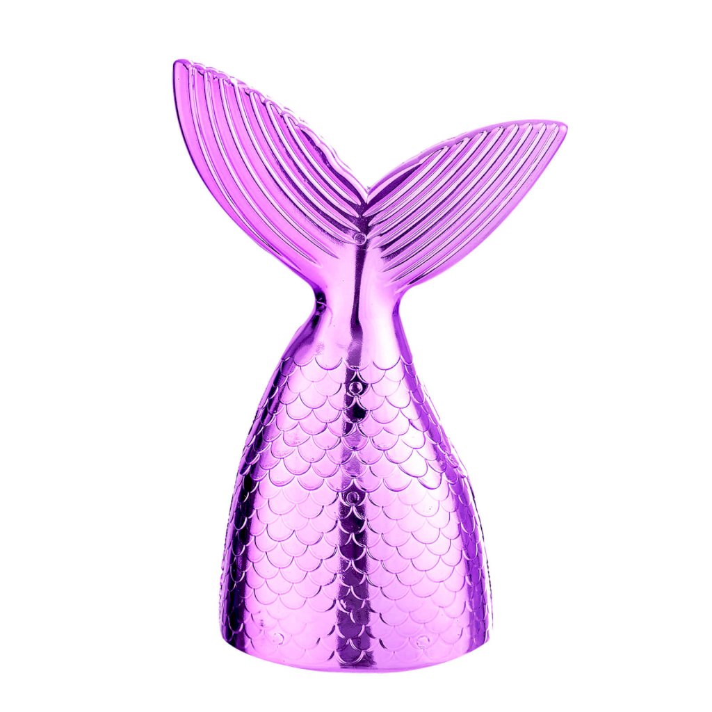 CAUDA SEREIA DECORATIVA LILAS METALIZADO 21CM 102721