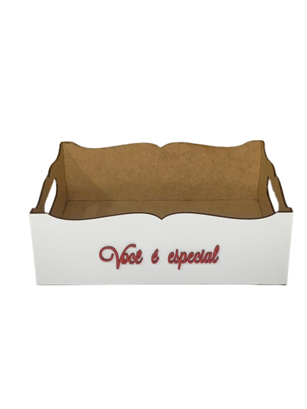 BANDEJA MDF BCO 25X20X8CM C/FRASE 562806 - 4