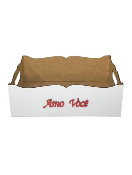 BANDEJA MDF BCO 25X20X8CM C/FRASE 562806 - 5