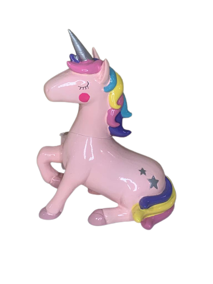 ENFEITE RESINA UNICORNIO COFRE PR0043 524040