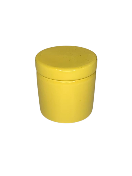 JOGO DE POTES UTIL DECOR BASIC AMAREL 10CM/11CM 12383 559493