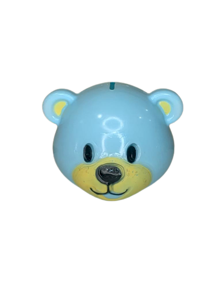 URSO DECORATIVO AZUL BB PINTADO 11CM 107313