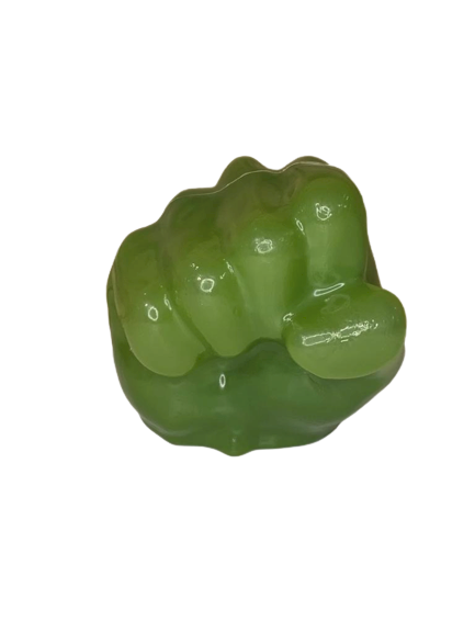 MAO DO HUCK DECOR GRANDE VERDE BANDEIRA 15CM 102103