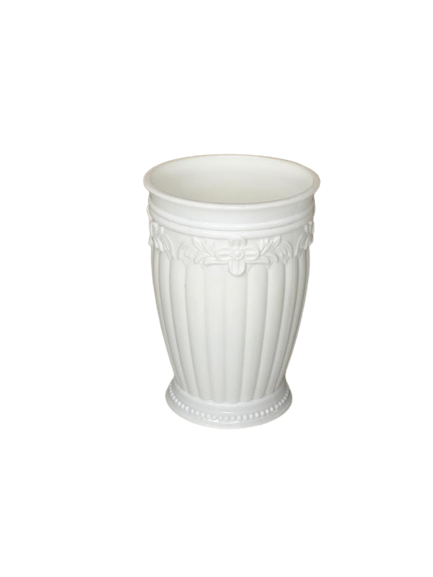 CACHEPOT FLORAL BRANCO P 8X8X11,8 29001260