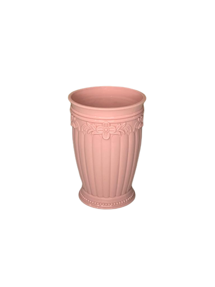 CACHEPOT FLORAL ROSA CLARO M 11,5X11,5X16,5 29001257 810860