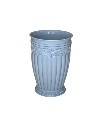 CACHEPOT FLORAL AZUL CLARO M 11,5X11,5X16,5 29001259