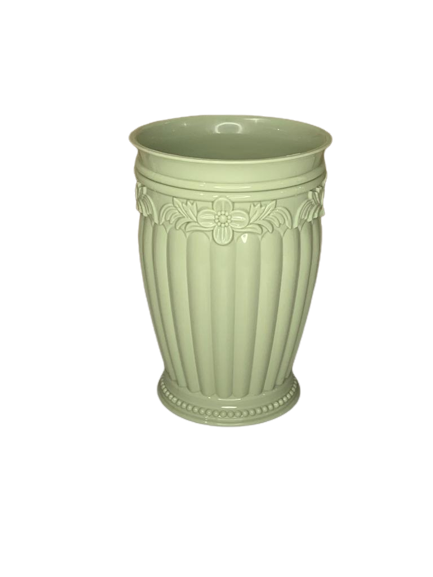 CACHEPOT FLORAL VERDE M 11,5X11,5X16,5 972131 29002097