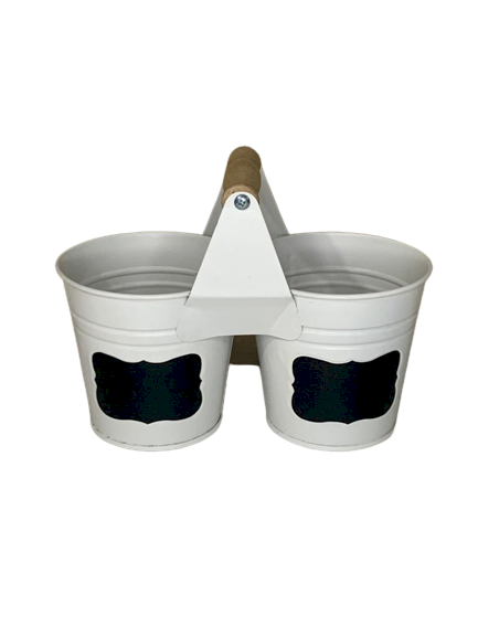 CACHEPOT DUPLO BRANCO 29000041